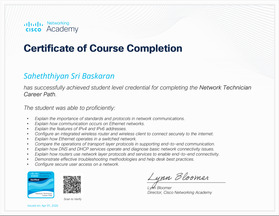 Network Technician Career Path